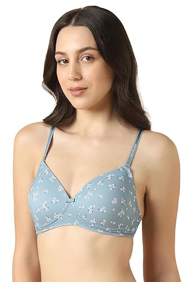 Van Heusen Women’s Polyamide Wire-Free Modern Full-Coverage T-Shirt Bra